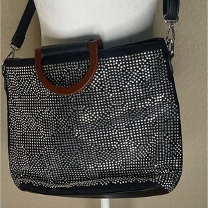 Rocking Steve Madden Rhinestone Shoulder Handbag